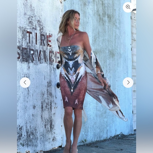 Ramona LaRue Dresses & Skirts - Ramona LaRue strapless “Owl” mini dress. Size XS